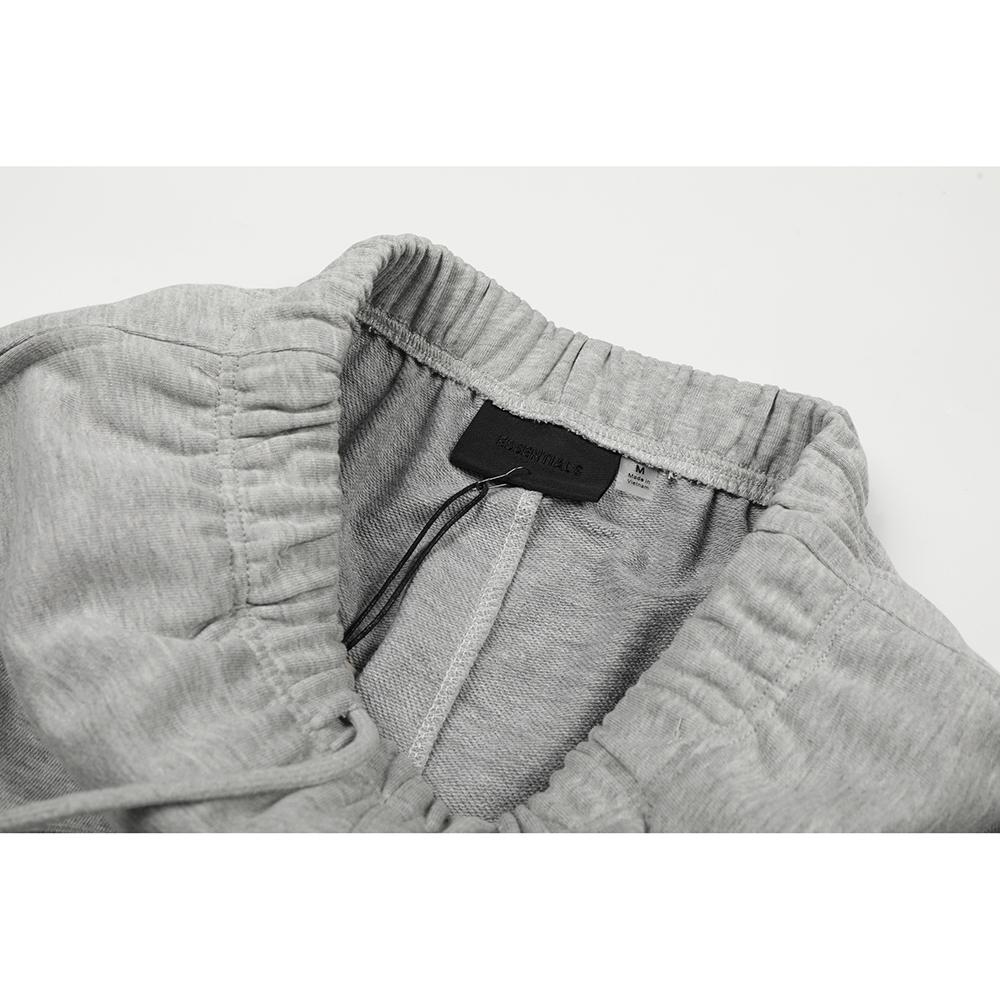 Fear of God Essentials 1977 Arch Logo Print Sweat Shorts Unisex Loose Cotton Drawstring Casual Sports Shorts 3 Colors