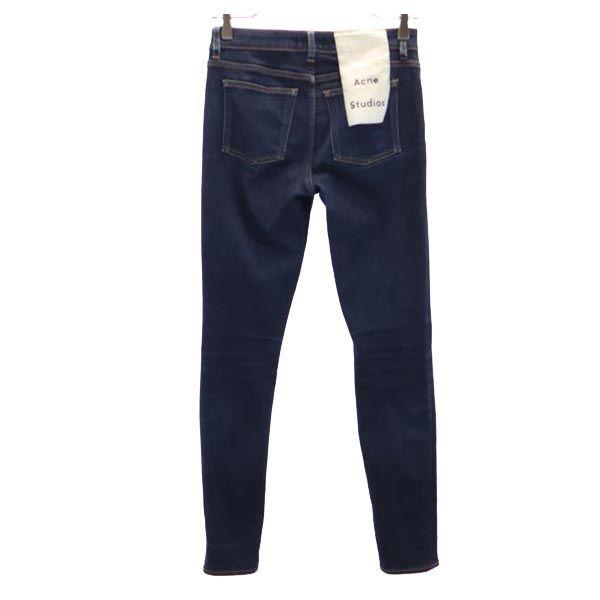 ACNE STUDIOS Skinny denim pants W27 Navy Stretch Jeans Women Used