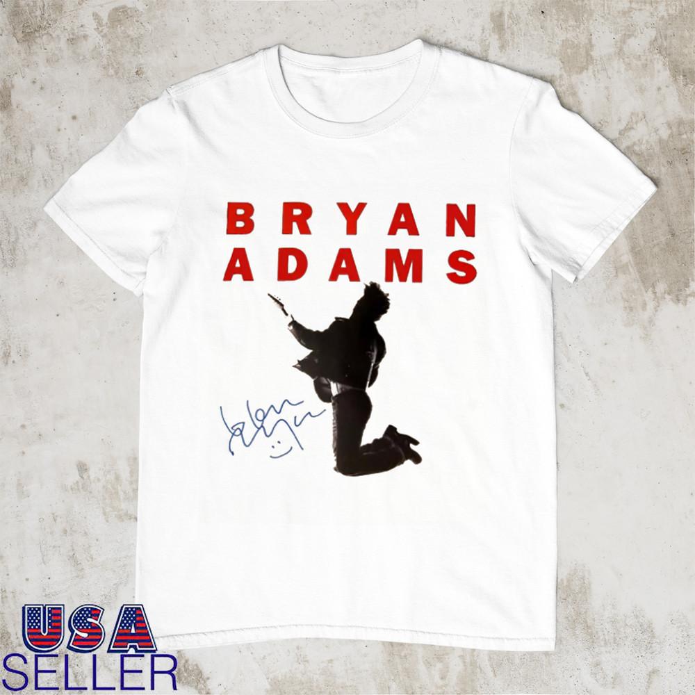 Bryan Adams Tour Concert Short Sleeve  Full Size S-5XL Unisex T-Shirt M
