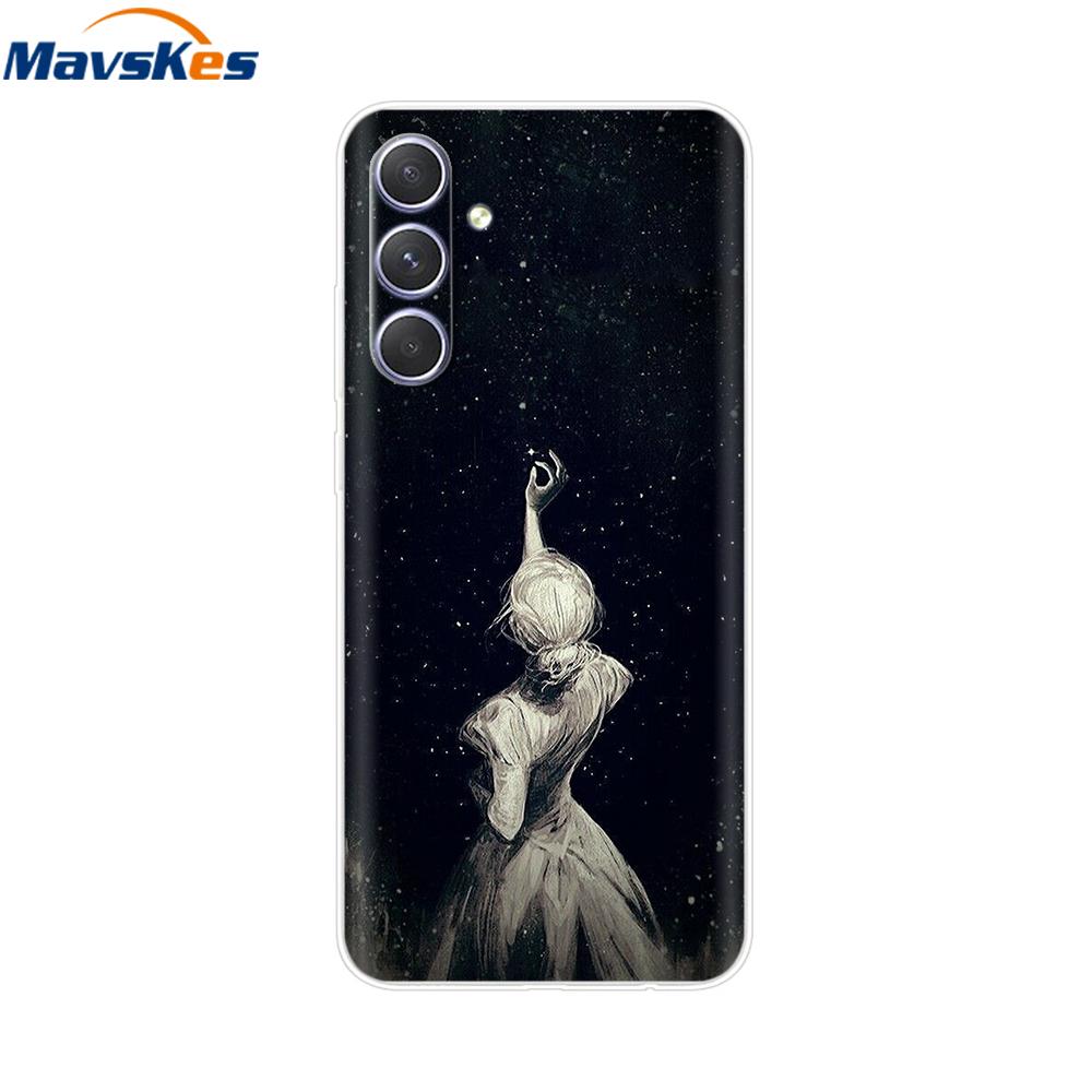 For Samsung Galaxy A24 A14 Case Transparent Soft Silicone TPU Back Cover For SamsungA24 A 24 GalaxyA14 4G Protective Shell Funda