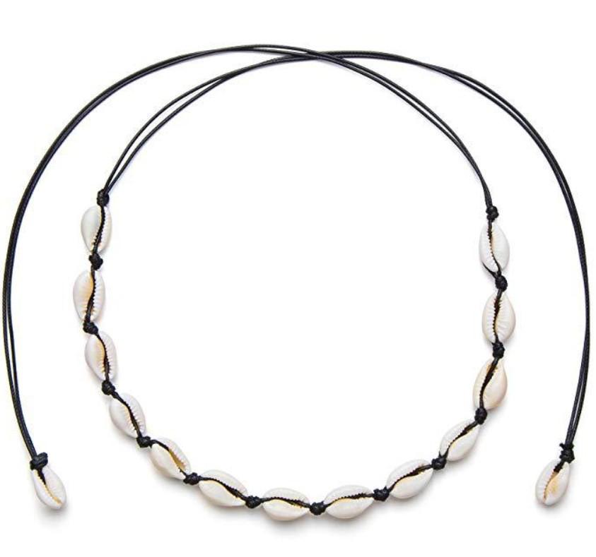 Hawaiian Style Hand-Knotted Shell Necklace: European & American Fashion, Casual Clavicle Design