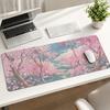 Tapis de souris Forêt de Sakura Rêveuse Impression à la demande Gaming Tapis de souris XXL Pad pour clavier mécanique Bureau Souple Caoutchouc Naturel Tapis de table