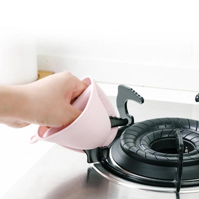 1 Stück Dicke Silikon Hitzebeständige Handschuh Ofen Mikrowelle Rutschfest Verbrühschutz Greifer Topflappen Handschuhe Kochen Küchenwerkzeug