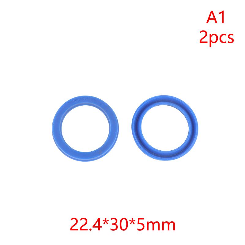 2Pcs Hydraulic Oil Seal Radial Shaft Hydraulic Seal Polyurethane Piston Shaft Piston Rod PU Single Lip U Cup Oil Seals O Rings