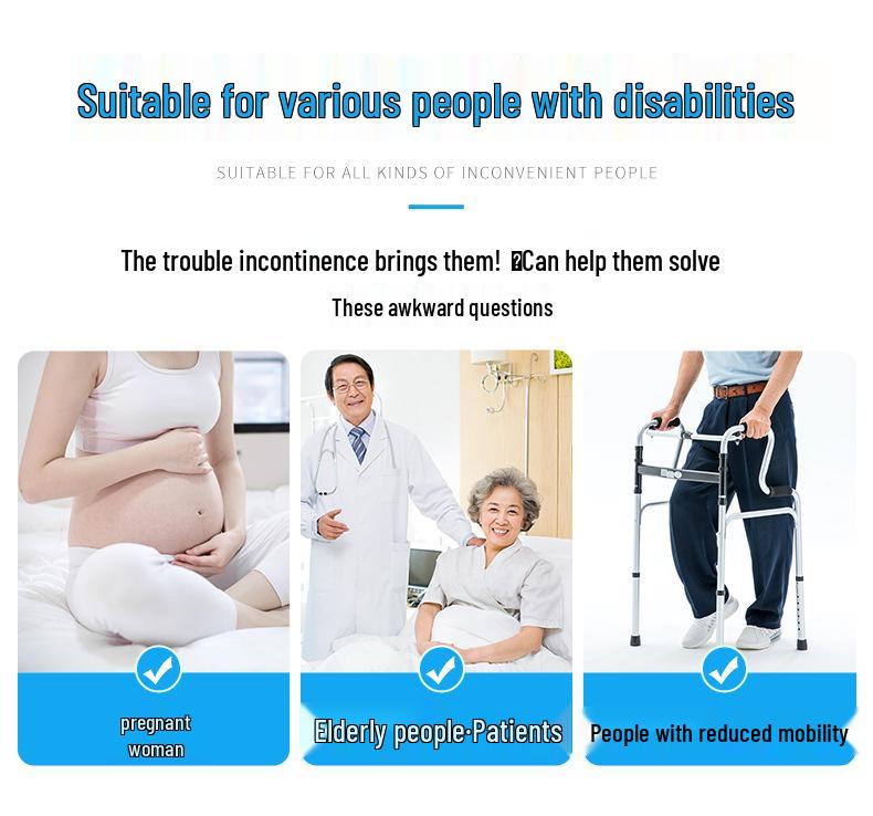 Breathable Waterproof Washable Incontinence Pants & Pads for Adults