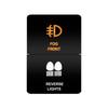 12V 24V LED Rocker Switch Dual Button ON/OFF Amber White Light for LED Light Bar Fog Lights Jeep Toyota 4Runner Land Cruiser