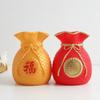 Plastic Fortune Making Flower Vase Red/Gold Flower Arrangement Vase  Home
