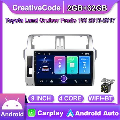 Android Carplay Autoradio Multimidia Video Player Navigation GPS Für Toyota Land Cruiser Prado 150 2013-2017 2din Head Unit 2+32GB