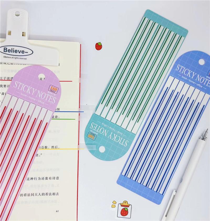 160 Sheets Transparent Sticky Notes Pads Clear Notepad Waterproof Memo Pad for Journal School Office Stationery