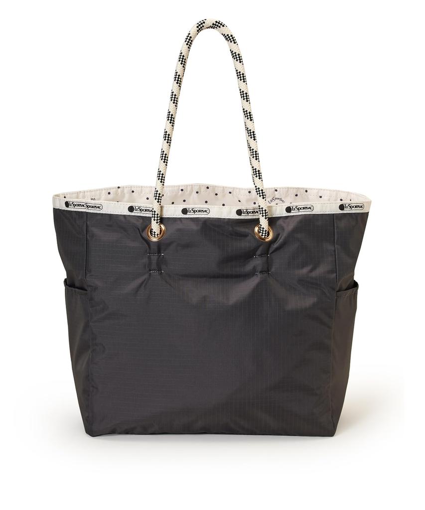 LeSportsac Official Tote Bag ML Tote Dots 2-Way /1435 Women's 2-Way Thunder/Ivory