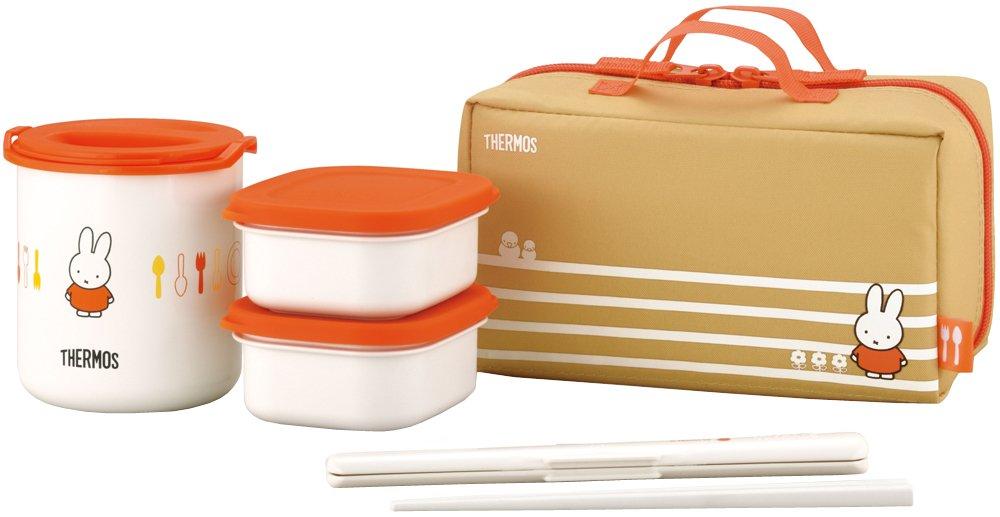 

Thermos Insulated Lunch Box Go Miffy Orange OR Approx. 0.6 DBQ-253B