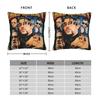 Bad Bunny Hiphop Vintage Quadratische Kissenbezüge Kissenhülle Lustiger Reißverschluss Dekor Kissenbezug für Sitz 18"x18"""