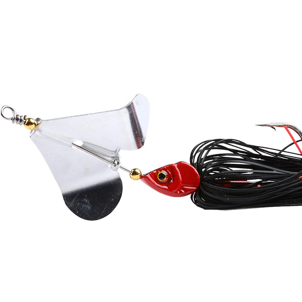 5 sztuk przynęt powierzchniowych Swim Jig ze spinnerem przynęty na bass przynęty obrotowe Metalowy spinnerbait Jig