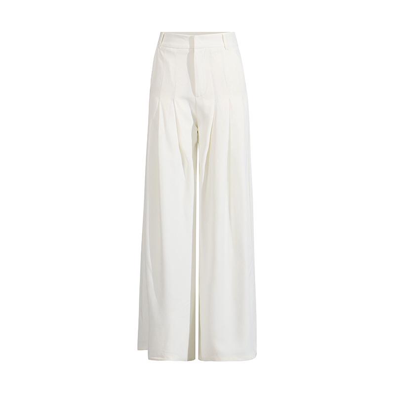2025 Chic Off-Shoulder Tube Top & High-Waist Trousers Set