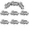 10 Stück Geburtstagskuchen-Stecker Stabile Happy Birthday Cupcake-Topper Partykuchen-Dekorationszubehör Cupcake-Topper