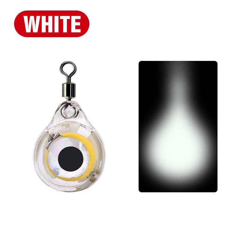 Luminous Five-Color Underwater Fish Eye Attractor Light - Waterproof & Flashing Swivel Bait