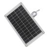 10W Solar Panel 12V Solar Cell Controller Solar Plate Adapter For Phone Car Home Camping Outdoor Battery Use