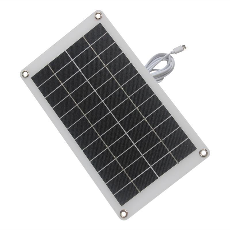 10W Solar Panel 12V Solar Cell Controller Solar Plate Adapter For Phone Car Home Camping Outdoor Battery Use