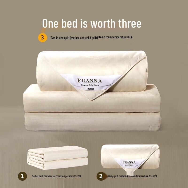 FUANNA 100% Tussah Silk Duvet