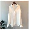 Primavara Maneca Lunga Femei Satin Camasi Casual Design Lejer Topuri Dama Bluza 4 Culori