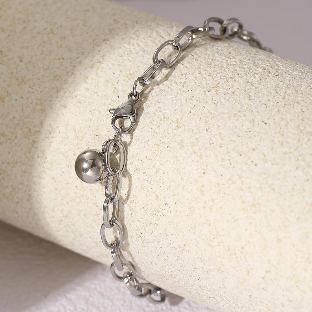 Stainless Steel Bracelets Minimalist Fresh Tassel Chain Personality Design Bracelets For Women Zircon Banquet Gifts New Popular