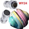 WEIPU WY24 TE+ZE 2Pin 3Pin 4Pin 9Pin 10Pin 12Pin 19 Pin M24 Waterproof Aviation Automotive Connector Docking Plug Socket IP67