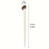 1pc Half-Fan Nose Contour Brush-Soft Nylon Bristles for Nose/Cheekbone Shaping,All Skin Types Makeup Tool for Beauty Enthusiasts