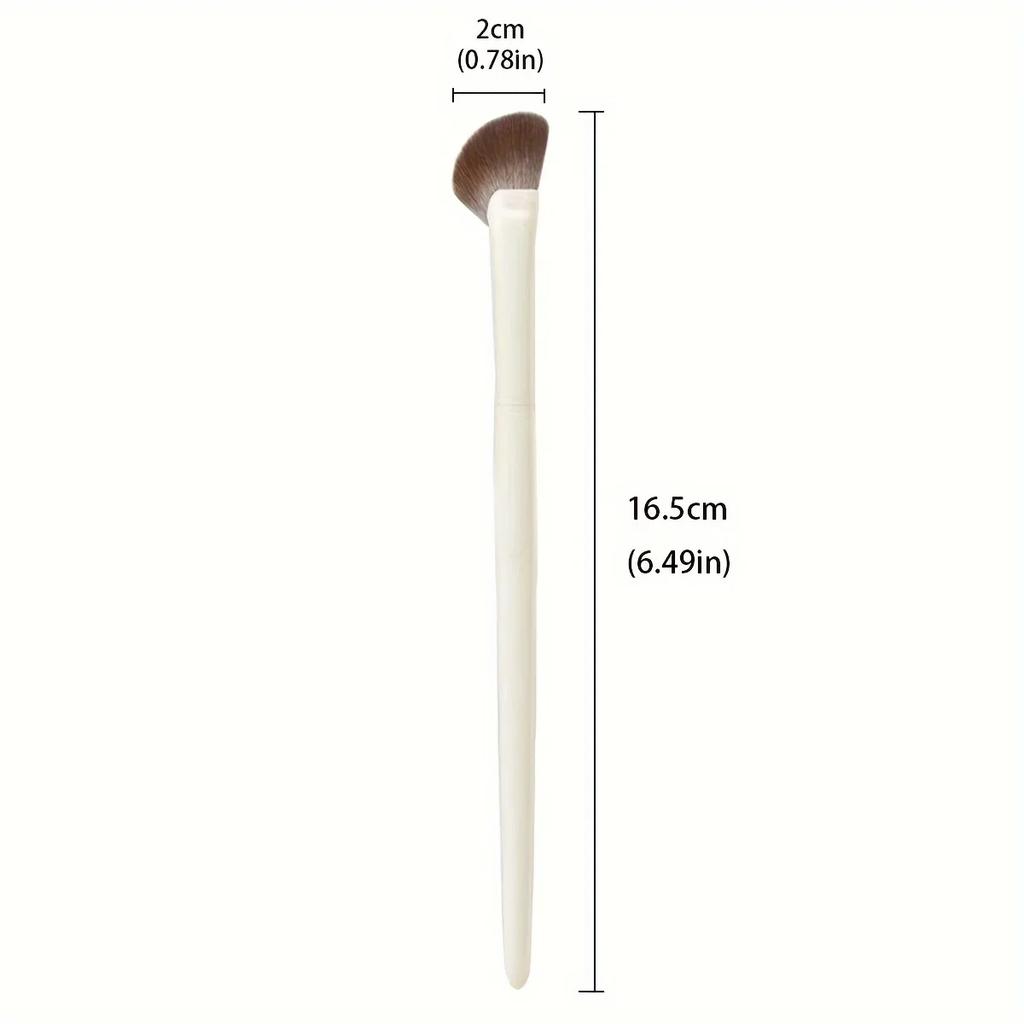 1pc Half-Fan Nose Contour Brush-Soft Nylon Bristles for Nose/Cheekbone Shaping,All Skin Types Makeup Tool for Beauty Enthusiasts