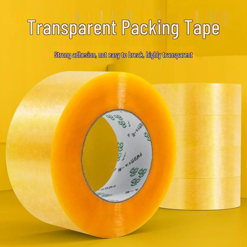 High Viscosity Transparent Sealing Tape - Large Roll for Box Packaging