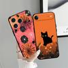 Pumpkin Spider Black Soft Phone Cover Case for iPhone 13 12 11 17 Pro Max 17Air XR XS Max 7 8 15 16 14 Plus