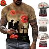 Lest We Forget Graphic T Shirts 3D Printed Casual T-shirt Tops Unisex Short-sleeved Streetwear Tees Men's Oversized T Shirt