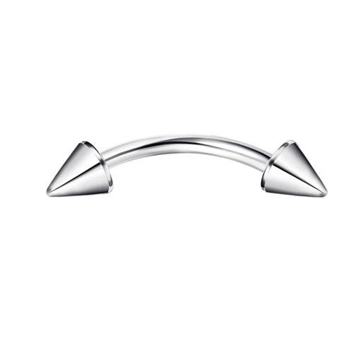 

Bobisty 1PC Stainless Steel Curved Barbell Piercing Belly Rings for Women Men Eyebrow Daith Cartilage Helix Belly Button 8mm 16G Round&Navel & Bell Button Rings&Body