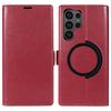 For Samsung Galaxy S25 Ultra Case Compatible with MagSafe Wallet Stand Leather Flip Phone Cover