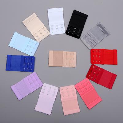 1PC  Women Elastic 3 Hooks 3 Rows Bra Extender Back Clip Strap Clasp Buckle Adjustable Belt Buckle Underwear Buckle Extension