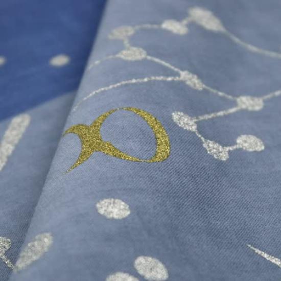 Anbo Dyeing Hand Towel Constellations Ground Authentic Dyed Cotton Made in 35cm x 100cm "12 Dyed" 100% Tokuoka, Japan,