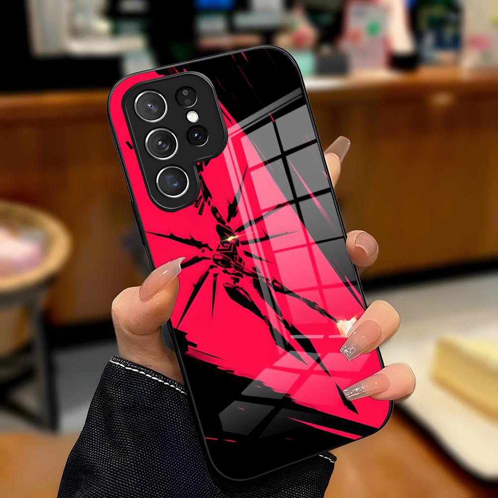 

Чехол для телефона U-Ultrakill для Samsung S26 S25 Plus S20 S20 Plus S22 Ultra S23 FE S21 Plus S21 Ultra Стеклянная крышка Samsung S24