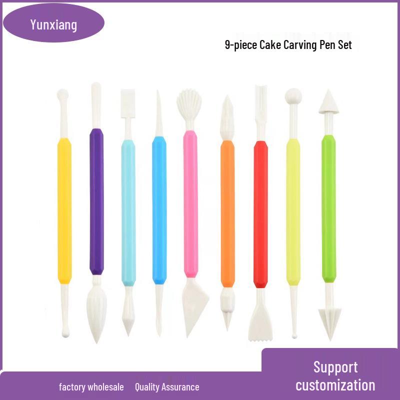 Kids Air-Dry Clay Sculpting Tool Kit: Plastic Pottery Shaping Tools Set no