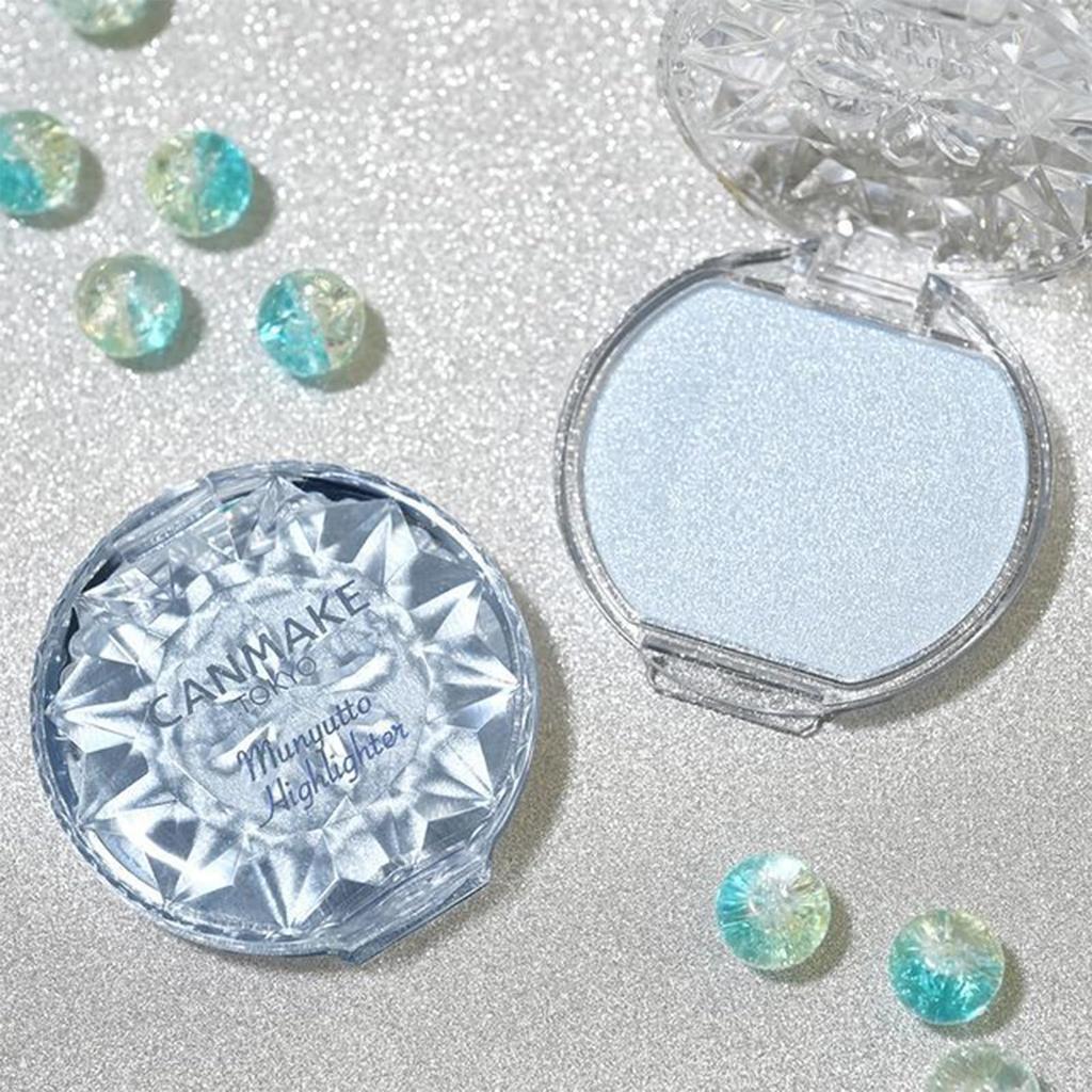 Canmake Creamy Squishy Highlighter 01 Moonlight Gem Rare White Beige 1 3.8g Fresh, Highlighter, Long-lasting, Smooth,