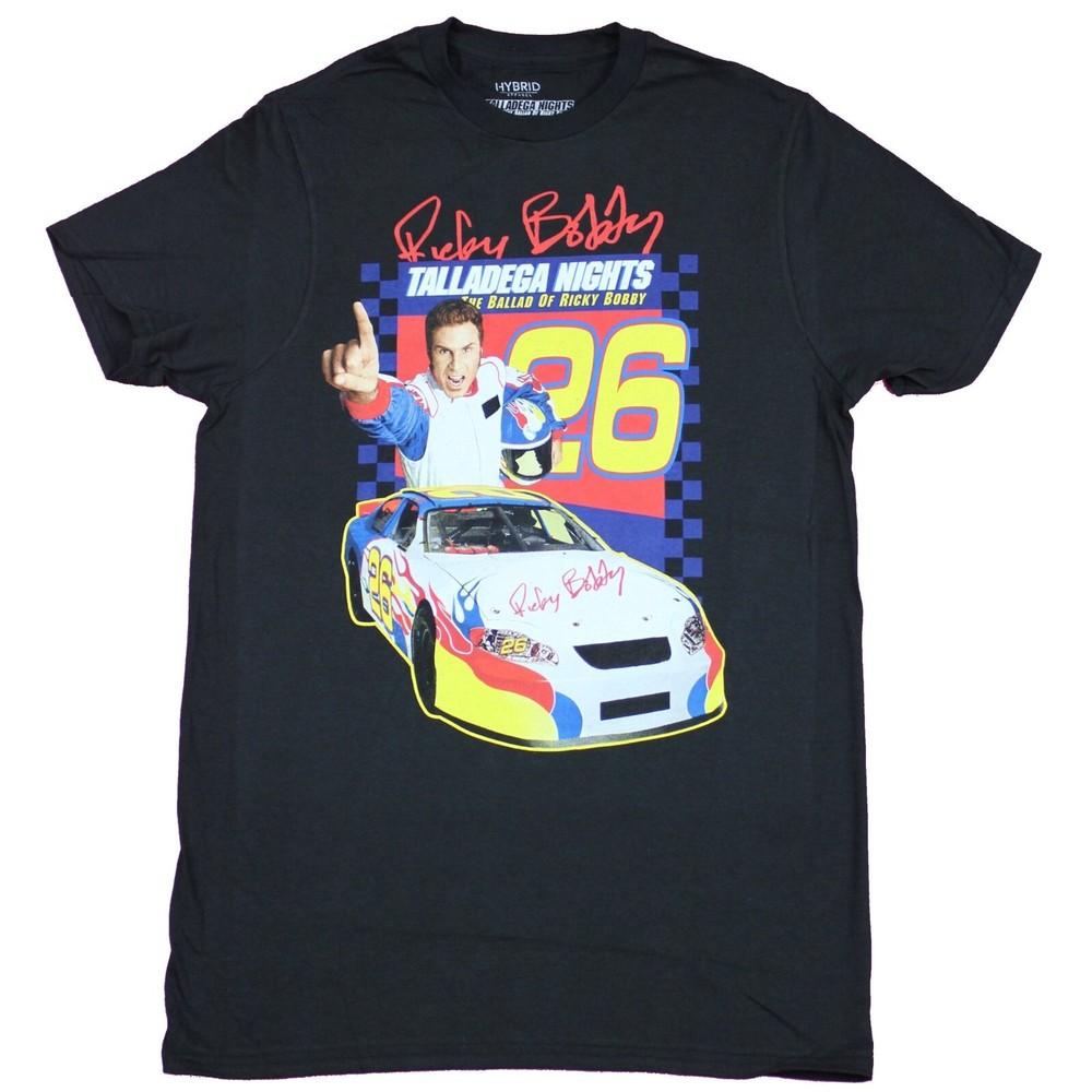 

Hybrid Mens Talladega Nights The Ballad Of Ricky Bobby Funny Shirt New 4XL