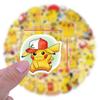 60-Piece Cartoon Pikachu Graffiti Sticker Set for DIY Decoration – Perfect for Water Bottles and Luggage Cases