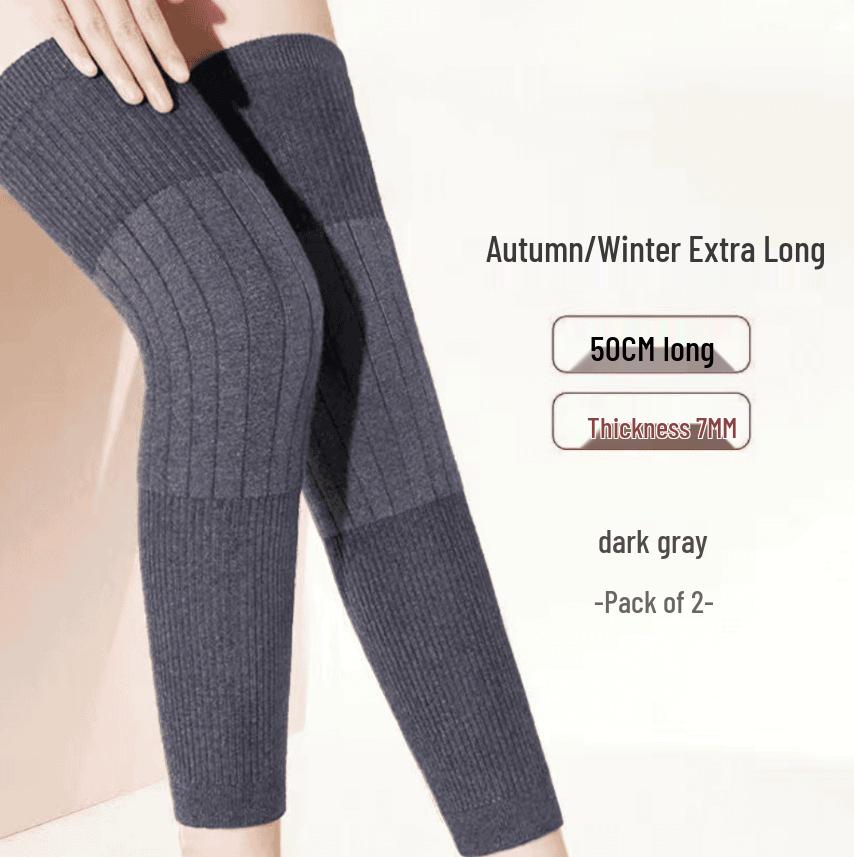 Genunchiere Arctic Fleece Cașmir: Jambiere groase și călduroase pentru bărbați și femei, ideale pentru vreme rece și articulații, potrivite pentru persoane de vârstă mijlocie și vârstnici.