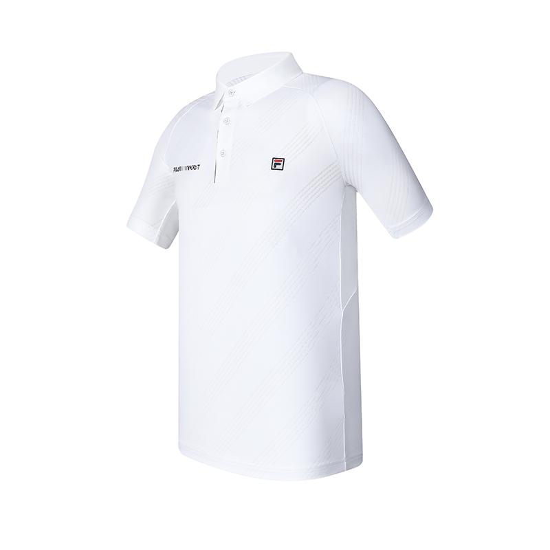 

New FILA Polo Shirts Men s White A11M423105FWT XL