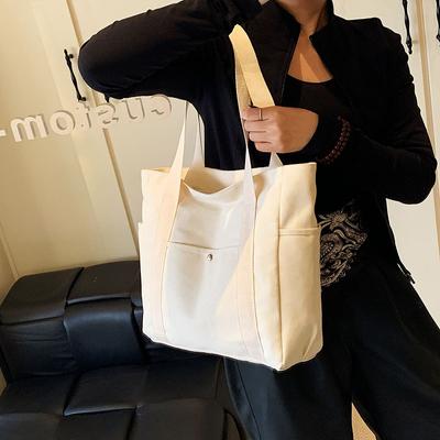 Simple Commuter Niche Design Large-capacity Tote Bag Literary College Students Class Shoulder Bag Bag