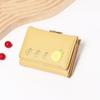 PU Trifold Wallet Fruit Pattern Folding Wallet Fashion Card Holder  Travel