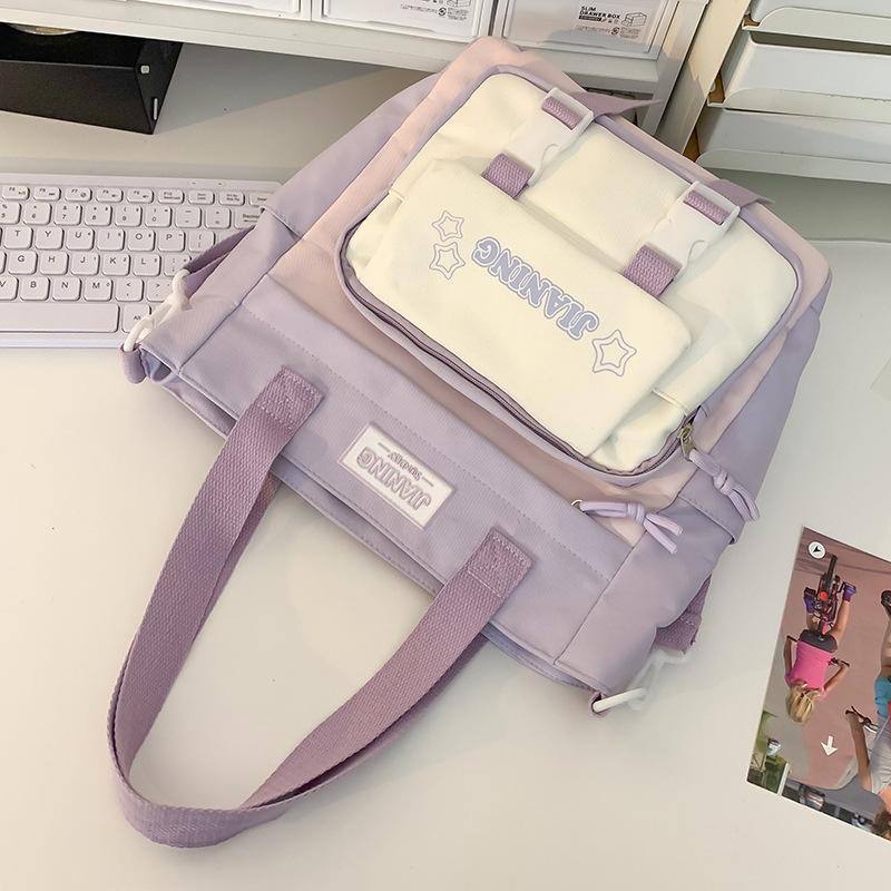 School bag Children's elementary school students Girls Junior high school students High school two-piece set Backpack