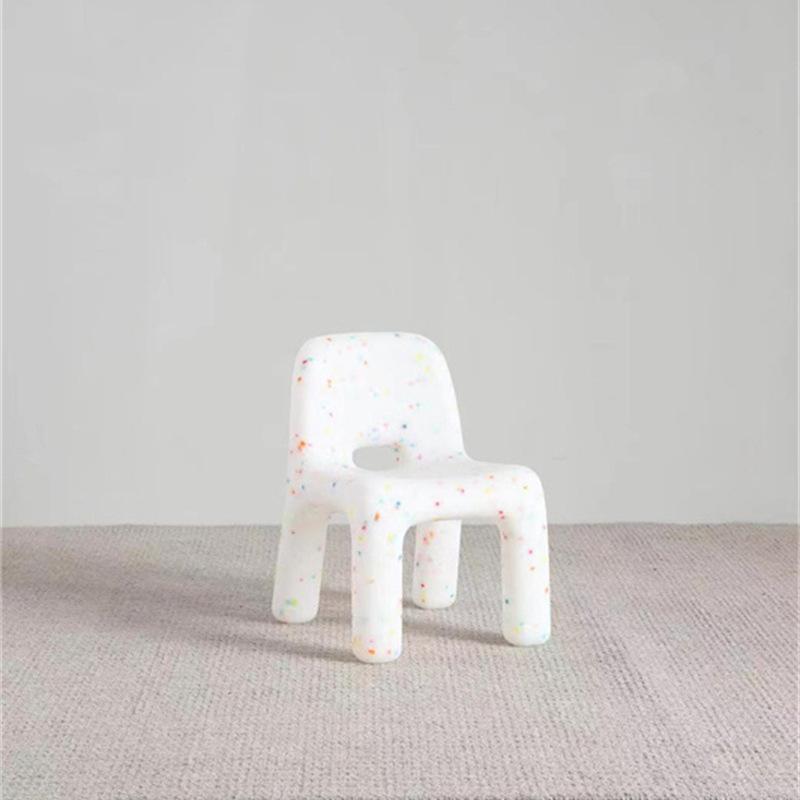 Charming Kids' Rotomolded Chair with Backrest - Perfect for Kindergarten and Outdoor Leisure