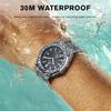 FORSINING Original Designer Luxury Man Vintage Watch Date Automatic Movement Mechanical Clock Stainless Steel Skeleton Military