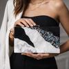 Color Contrast Patching Acrylic Crossbody New Banquet Handbag Wedding Shoulder Evening Bag Straw Bags Party Luxury Women's Bag