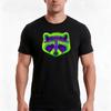 Purple And Green Raccoon Tshirt Summer Casual Cotton Tee Oversized Streetwear Tops Vintage Graphic Print Unisex Unisex Unisex
