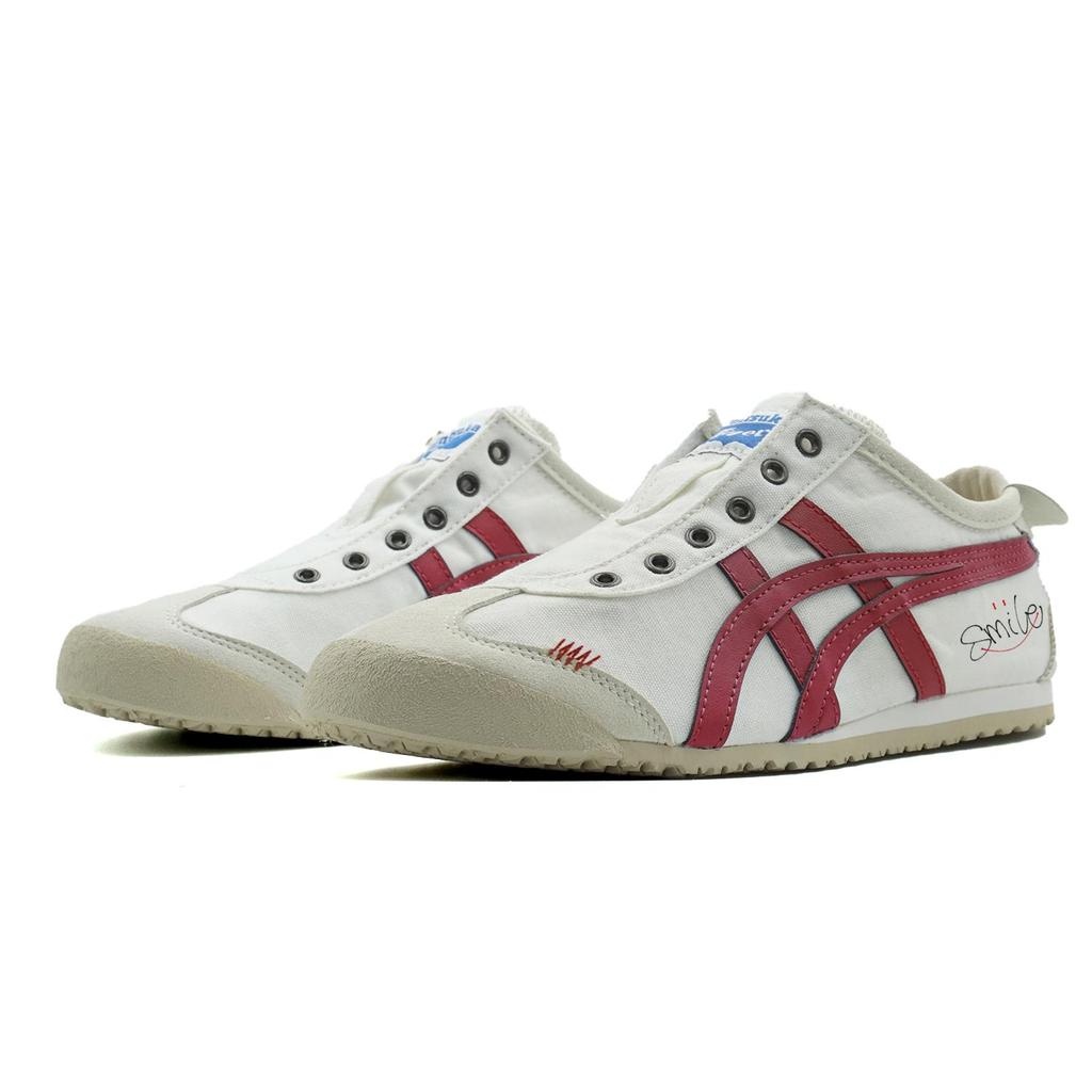 Onitsuka Tiger MEXICO 66 Slip On Beloved Cushioning Slip Resistant Abrasion Resistant Low top Casual Shoes Unisex D3K0N-0143(Team430-)